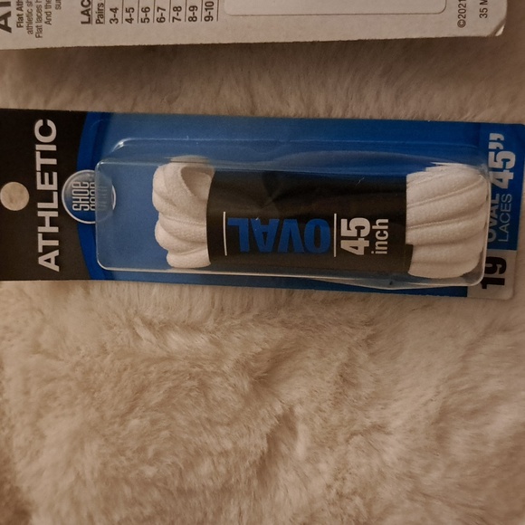 SHOE GEAR Athletic (2) Two Shoelaces Black & White NEW - Picture 3 of 10